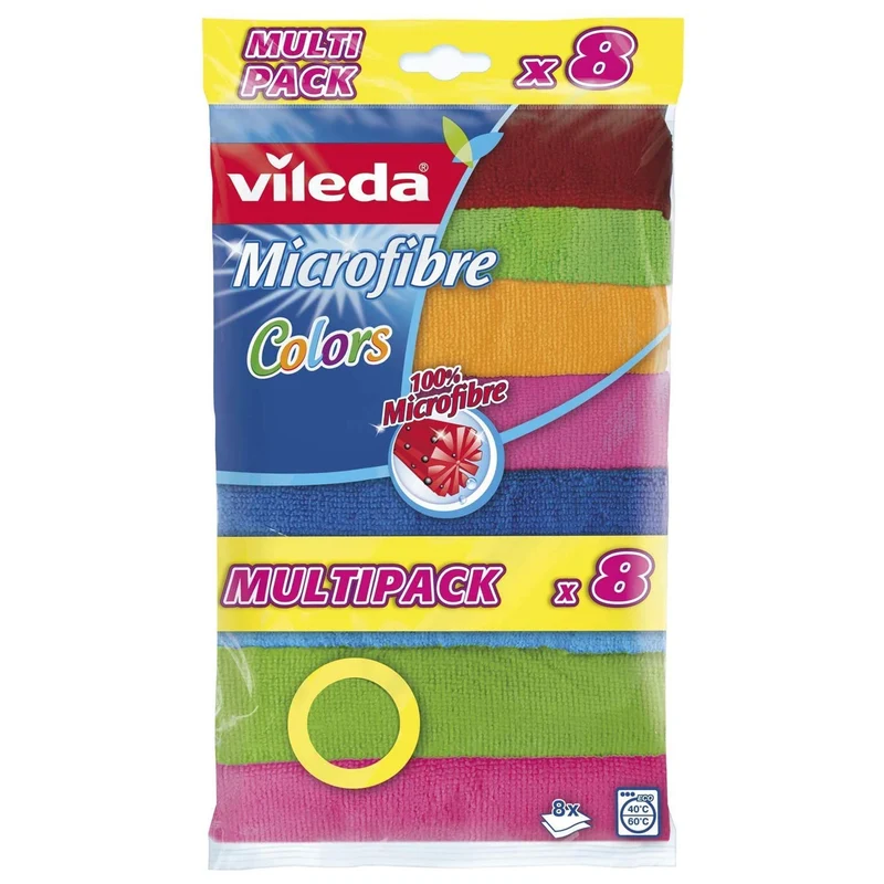 Vileda Panno Microfibre Colors - 8pz