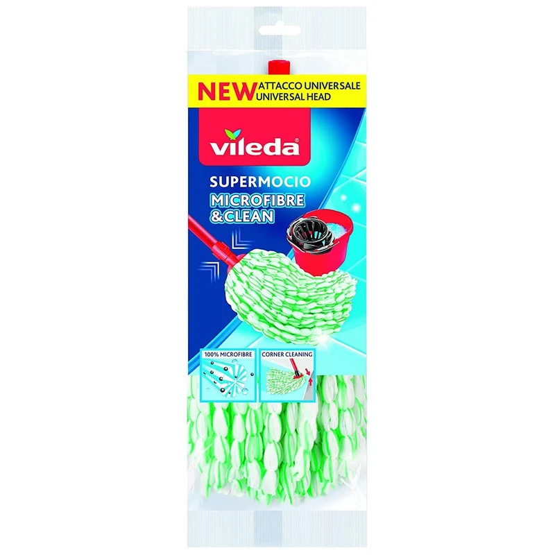 Vileda Supermocio Fiocco Microfibre e Clean