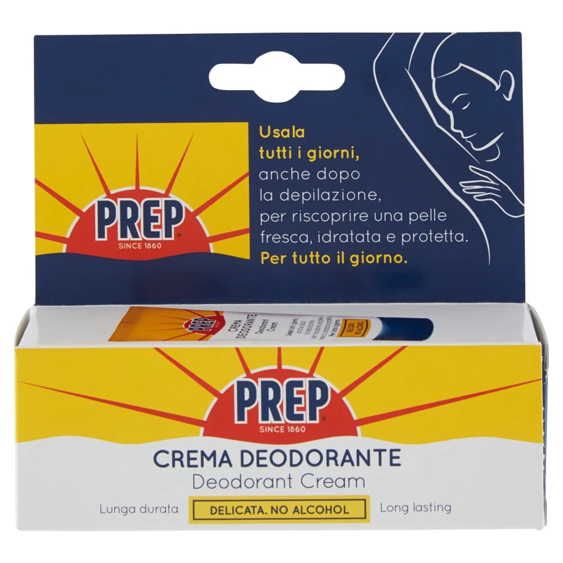 Prep - Crema Deodorante Delicata No Alcohol - 35ml