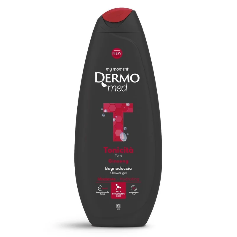 Dermomed - Bagno Ml 650 Uomo Tonicità Ginseng