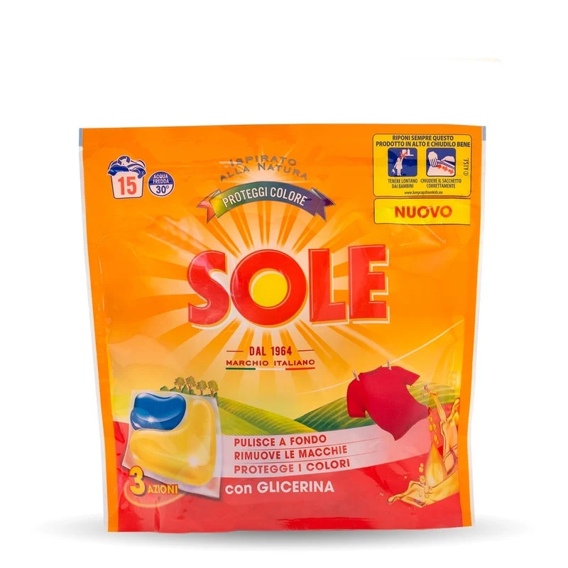 Sole Capsule gel detersivo colorati