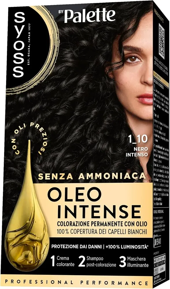 Syoss By Palette oleo intense Nero Intenso 1-10