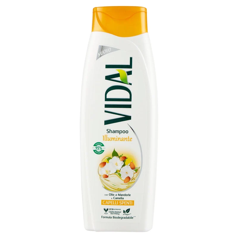 Vidal Shampoo Illuminante con Olio di Mandorle e Camelia 250 ml