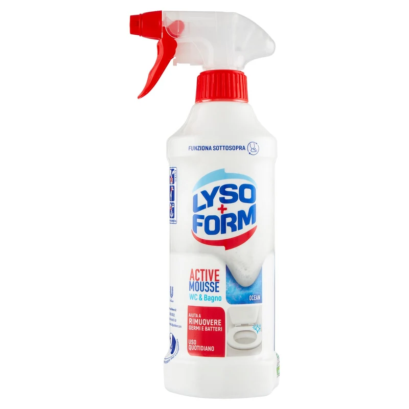 Lysoform Active Mousse Wc & Bagno Ocean 435 ml