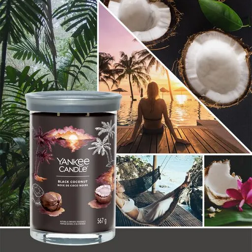 Yankee Candle Signature - Tumbler Grande Black Coconut