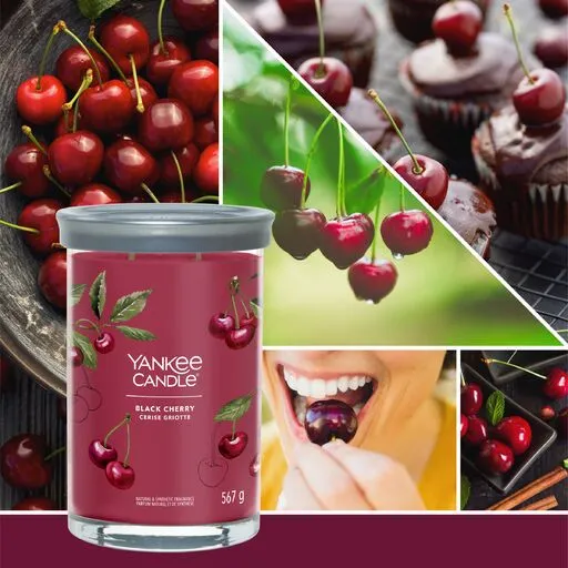 Yankee Candle Signature - Tumbler Grande Black Cherry