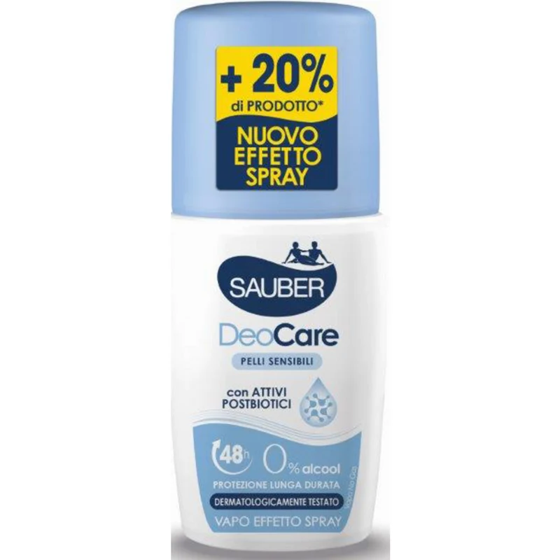 SAUBER - DEO PER PELLI SENSIBILI CON POSTBIOTICI - 90 ML