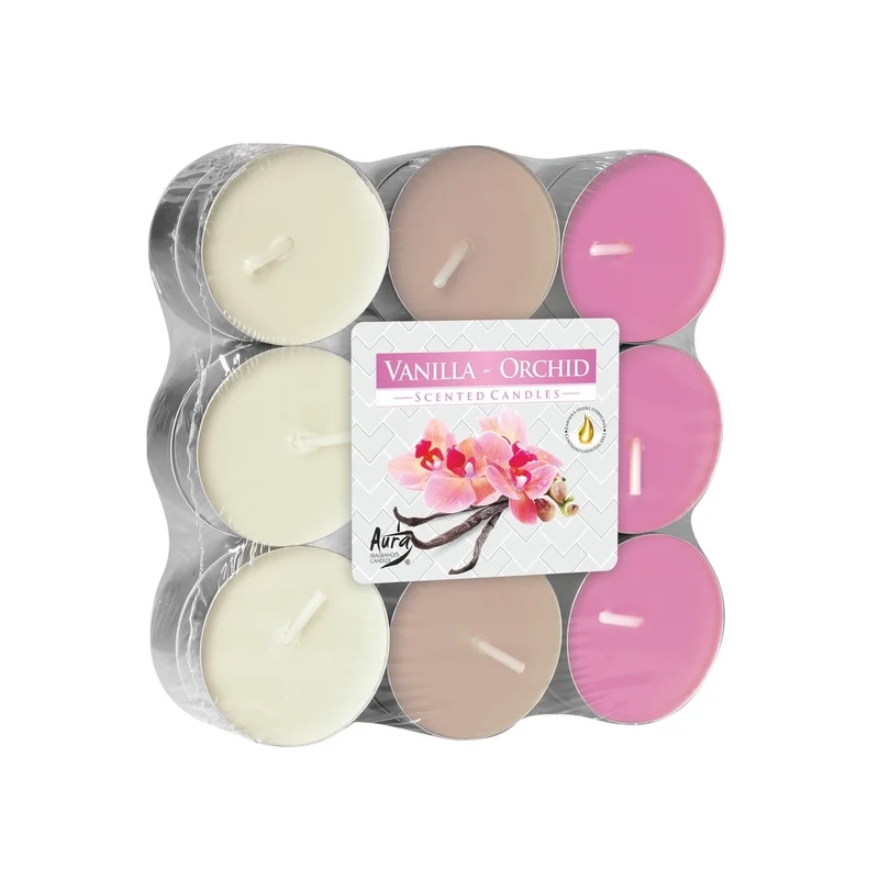 Bispol® Tealights Profumate 18Pz Vanilla&Orchidea