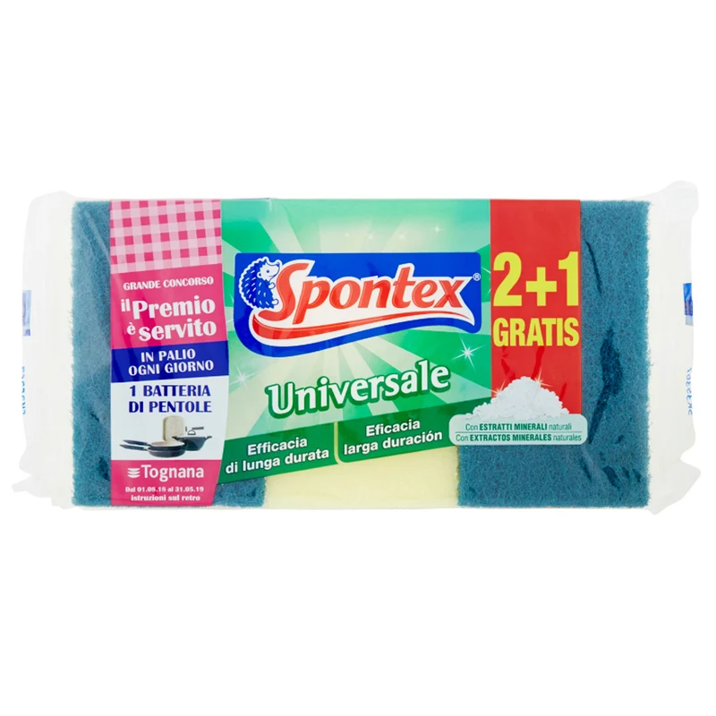 Spontex Spugna Abrasiva Universale - 3pz