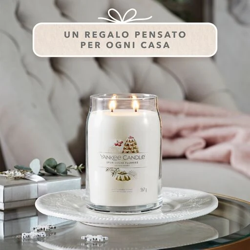 Yankee Candle Signature - Giara grande Spun Sugar Flurries
