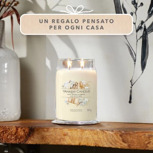 Yankee Candle Signature - Giara Grande Soft Wool & Amber