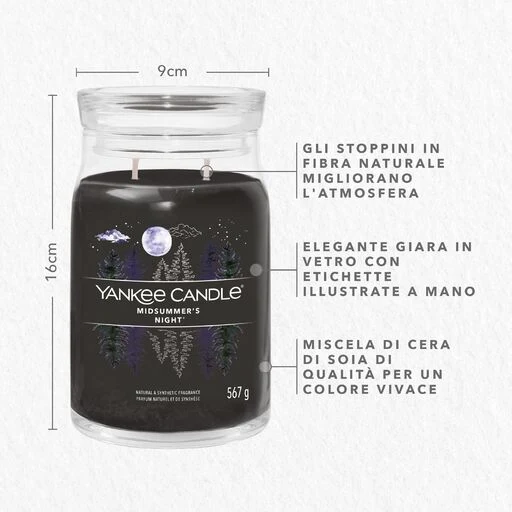 Yankee Candle Signature - Giara grande Midsummer's Night