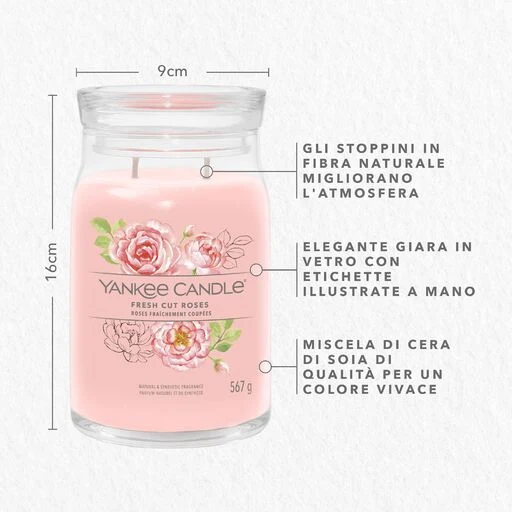 Yankee Candle Signature - Giara grande Fresh Cut Roses
