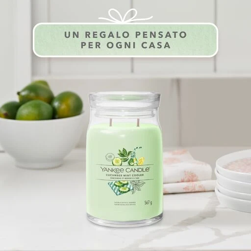 Yankee Candle Signature - Giara grande Cucumber Mint Cooler