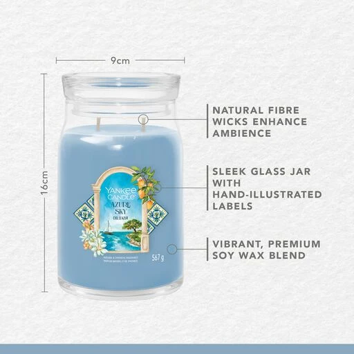 Yankee Candle Signature - Giara grande Azure Sky