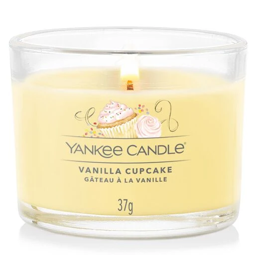 Yankee Candle - Candela Votiva in vetro Vanilla Cupcake