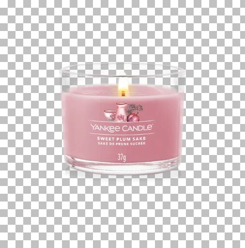 Yankee Candle - Candela Votiva in vetro Sweet Plum Sake