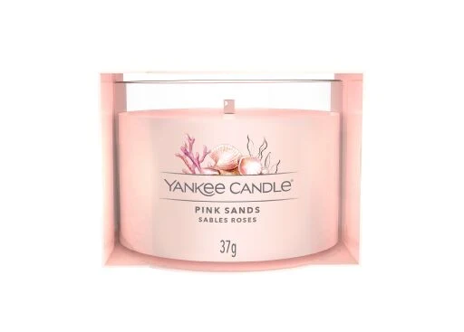 Yankee Candle - Candela votiva in vetro Pink Sands