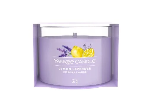 Yankee Candle - Candela votiva in vetro Lemon Lavender