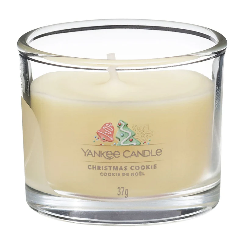 Yankee Candle - Candela votiva in vetro Christmas Cookie
