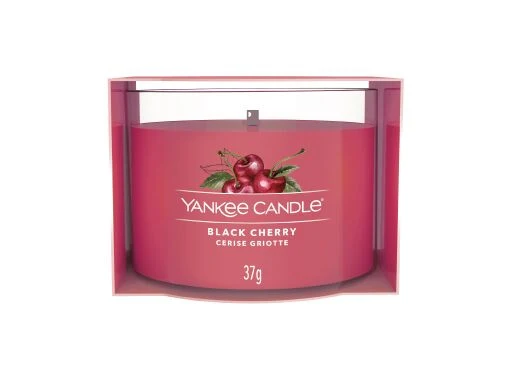 Yankee Candle - Candela votiva in vetro Black Cherry