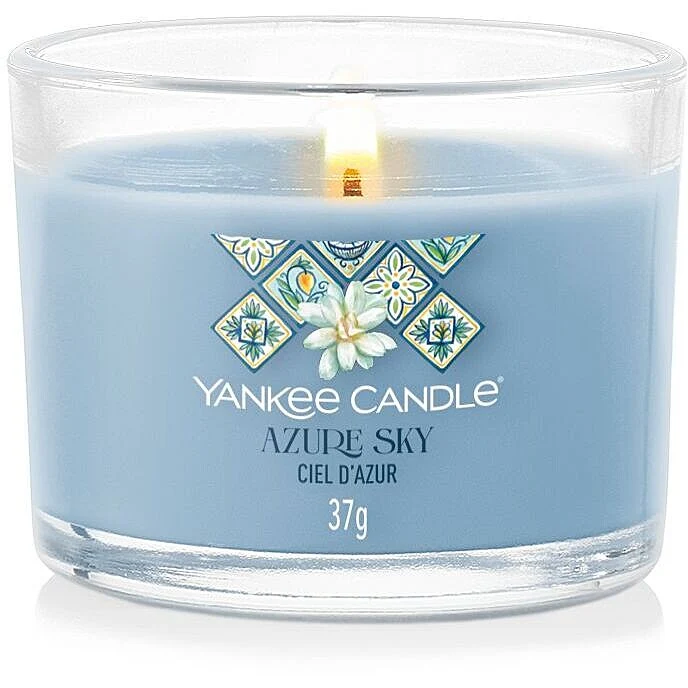 Yankee Candle - Candela votiva in vetro Azure Sky