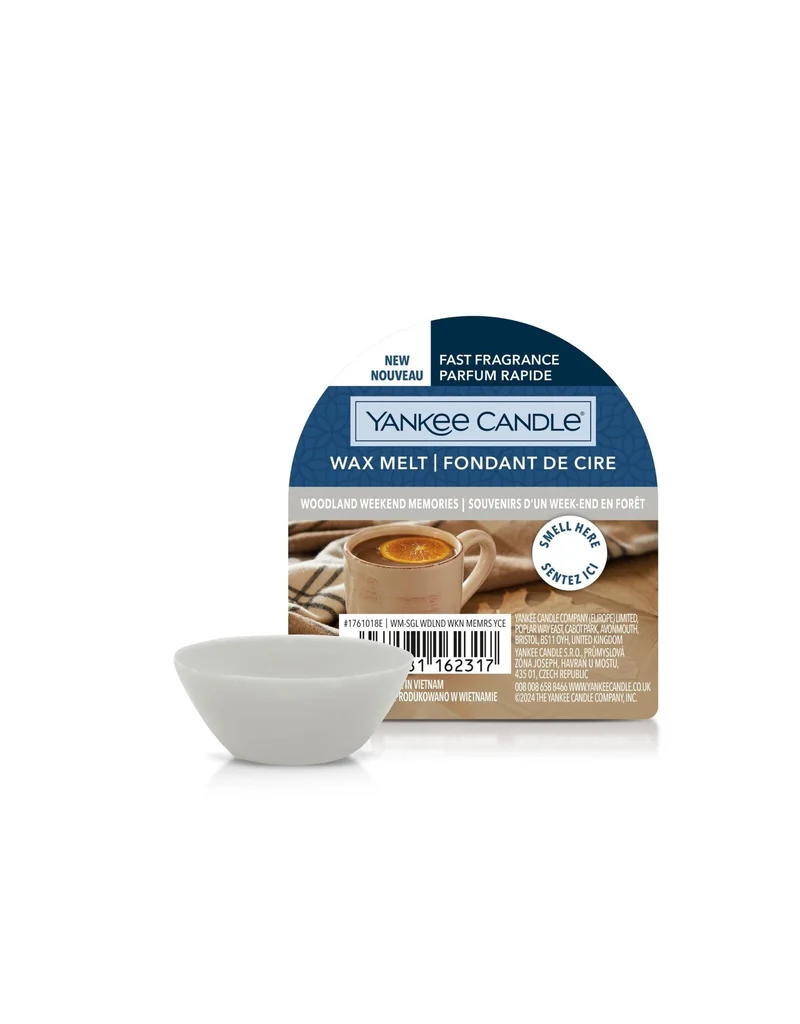 Yankee Candle - Cera da Fondere Woodland Weekend Memories