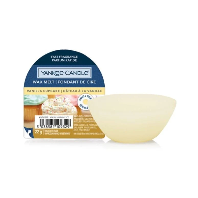 Yankee Candle - Cera da Fondere Vanilla Cupcake - New