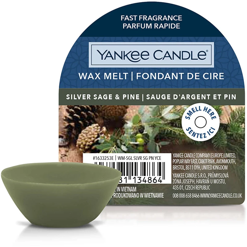 Yankee Candle - Cera da Fondere Silver Sage & Pine