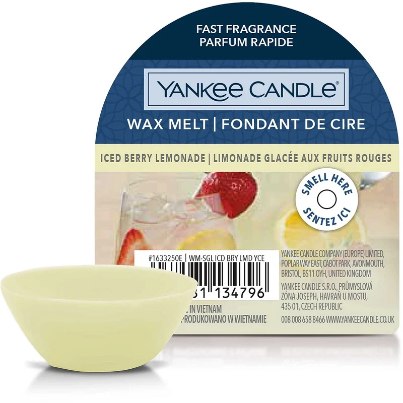 Yankee Candle - Cera da Fondere Iced Berry Lemonade