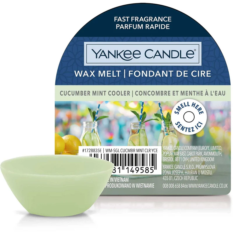 Yankee Candle - Cera da Fondere Cucumber Mint Cooler