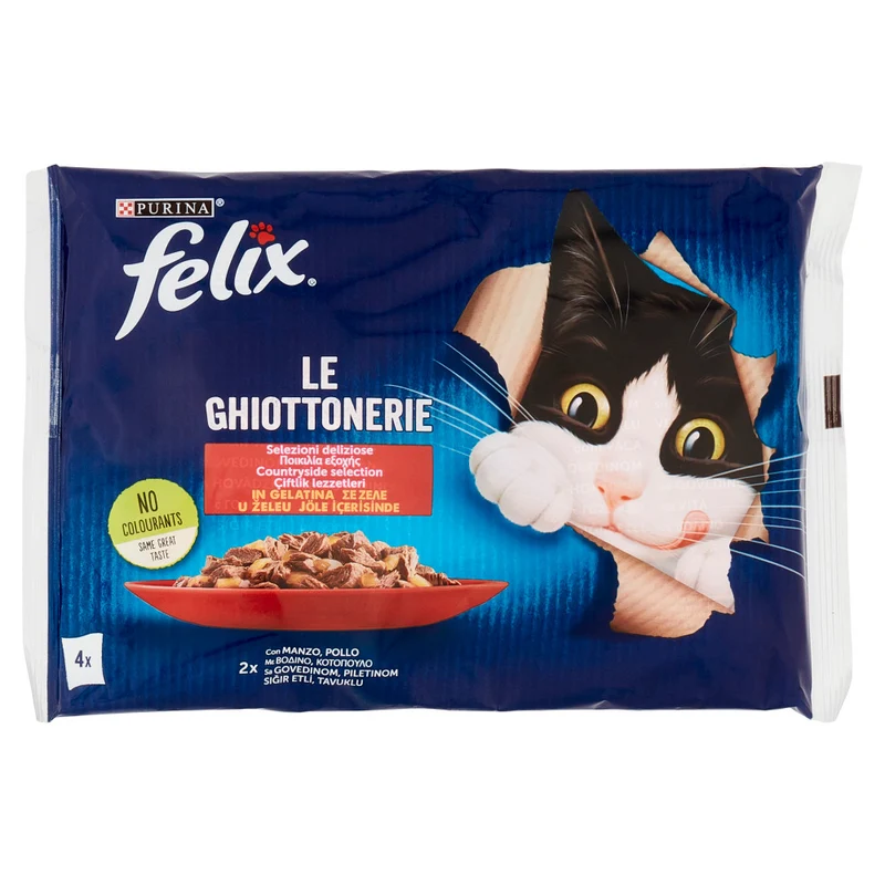 Felix Ghiottonerie Manzo/Pollo Gr.85X4