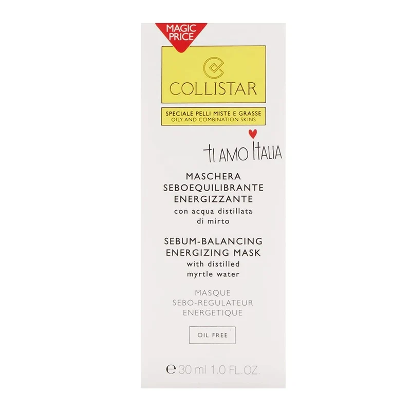 Collistar Maschera seboequilibrante energizzante oil free Pelle mista e grassa 50ml
