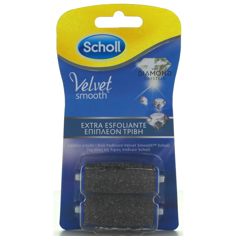 Scholl - Velvet Soft 2 Ricariche Roll Extra Esfoliante - 2 Ricariche