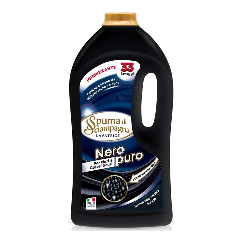 Spuma Di Sciampagna Lavatrice 33Lv Nero Fibra