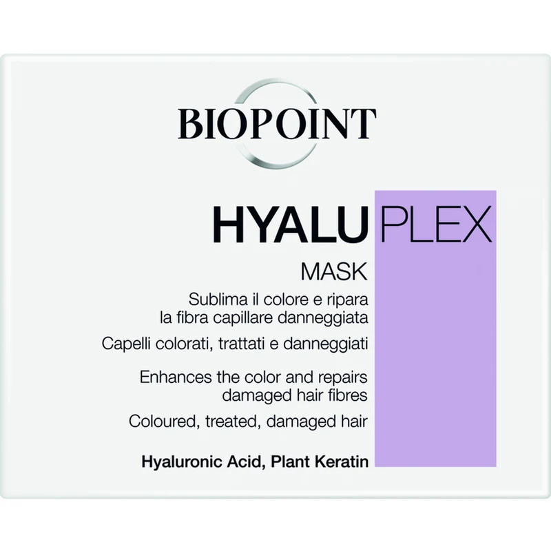 Biopoint - Personal Hyaluplex Mask Capelli Colorati, Trattati E Danneggiati - 200 Ml