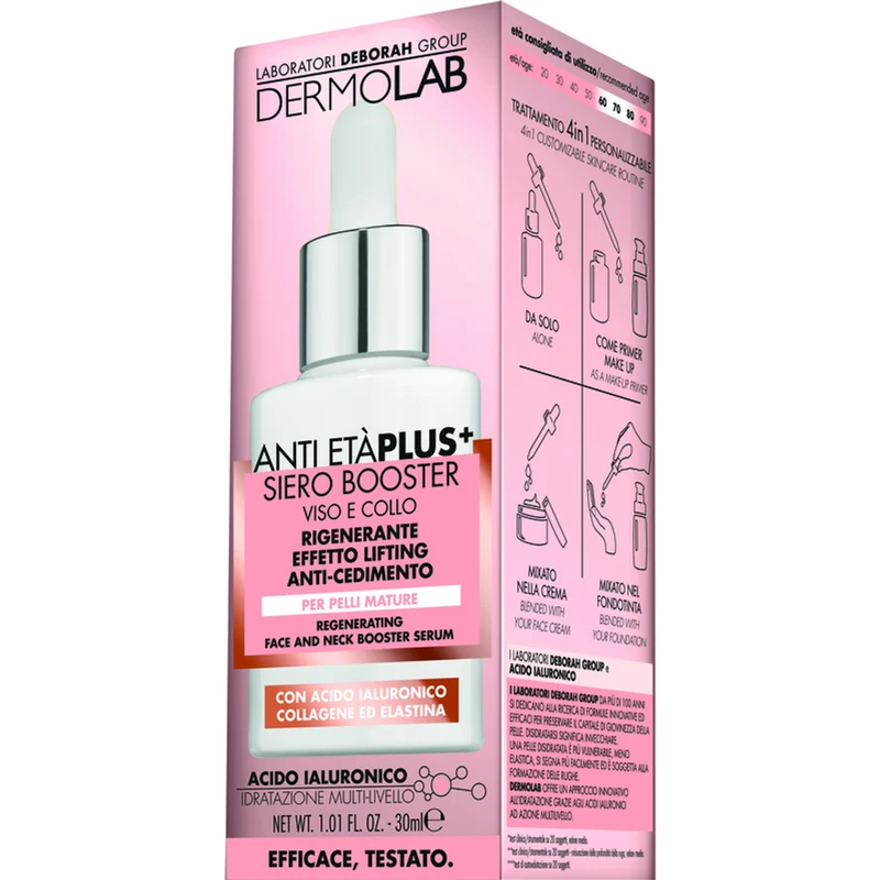 Dermolab - Anti Eta' Plus Siero Booster Viso E Colli Pelli Mature - 30 Ml