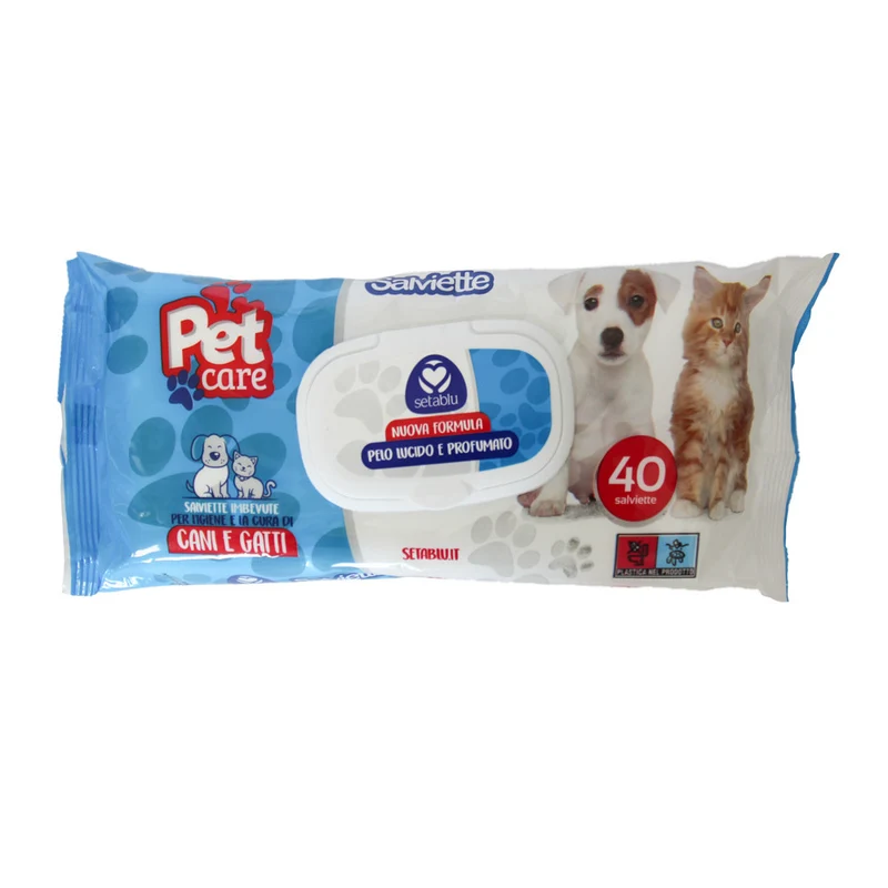 Setablu Salviette Pet Con Pop Up 40Pz