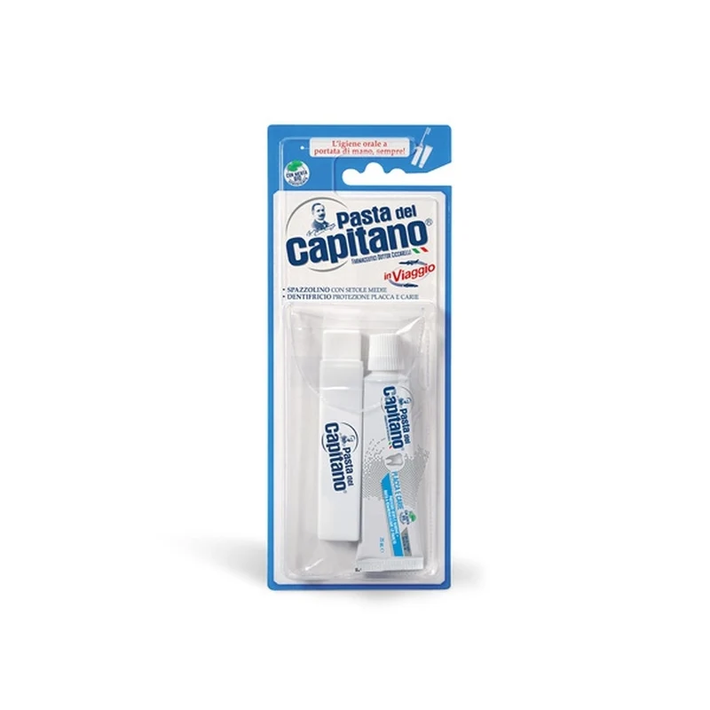 Capitano Kit Da Viaggio Spazzolino e Dentifricio
