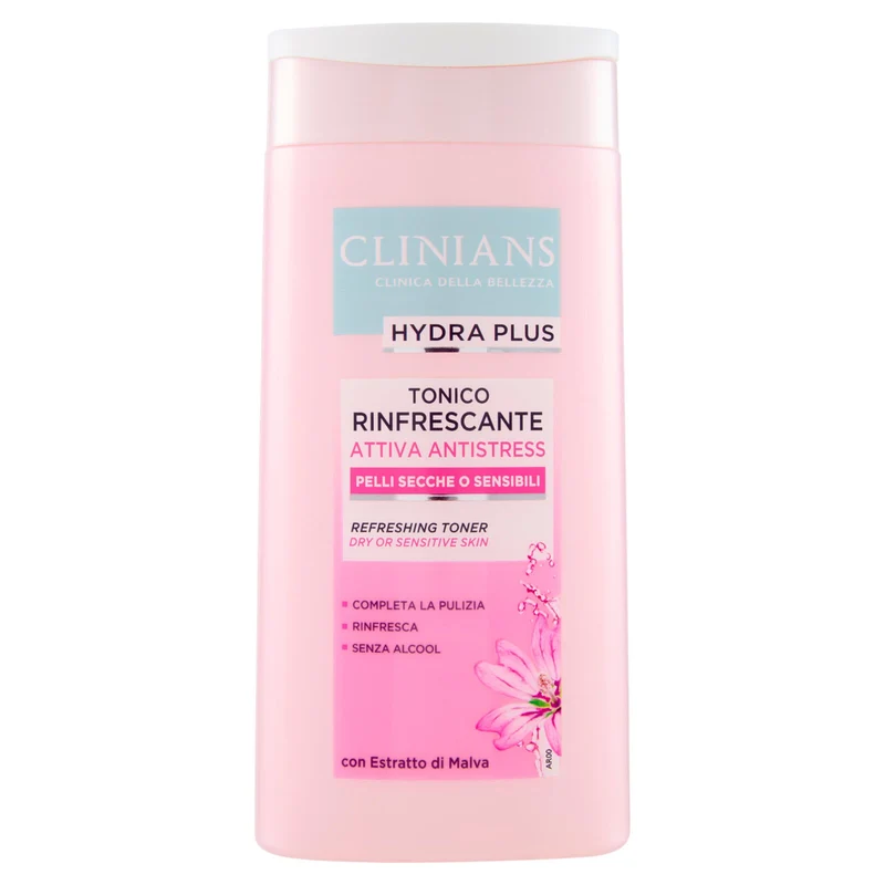 Clinians Hydra Plus Tonico Rinfrescante Attiva Antistress 200 mL
