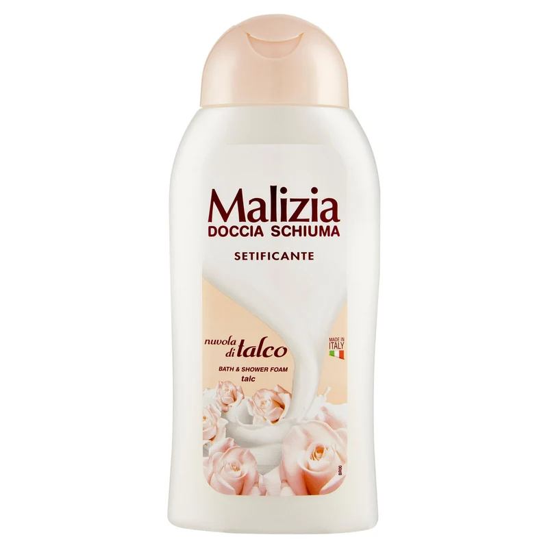 Malizia Doccia Schiuma Setificante nuvola di talco 300 mL