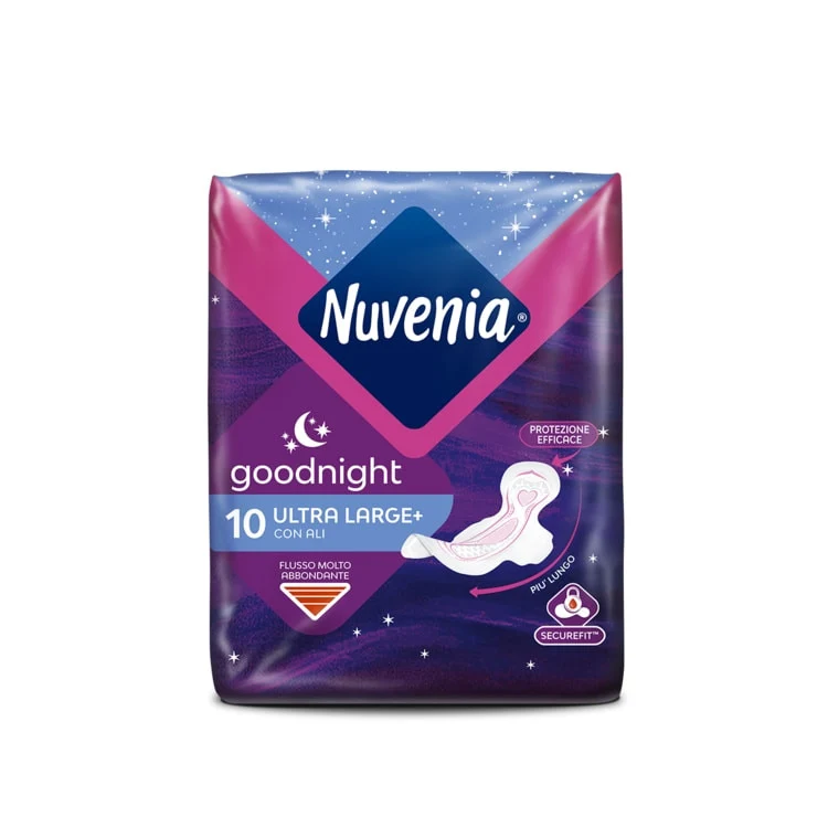 Nuvenia Assorbenti ultra notte c/ali 10 pz