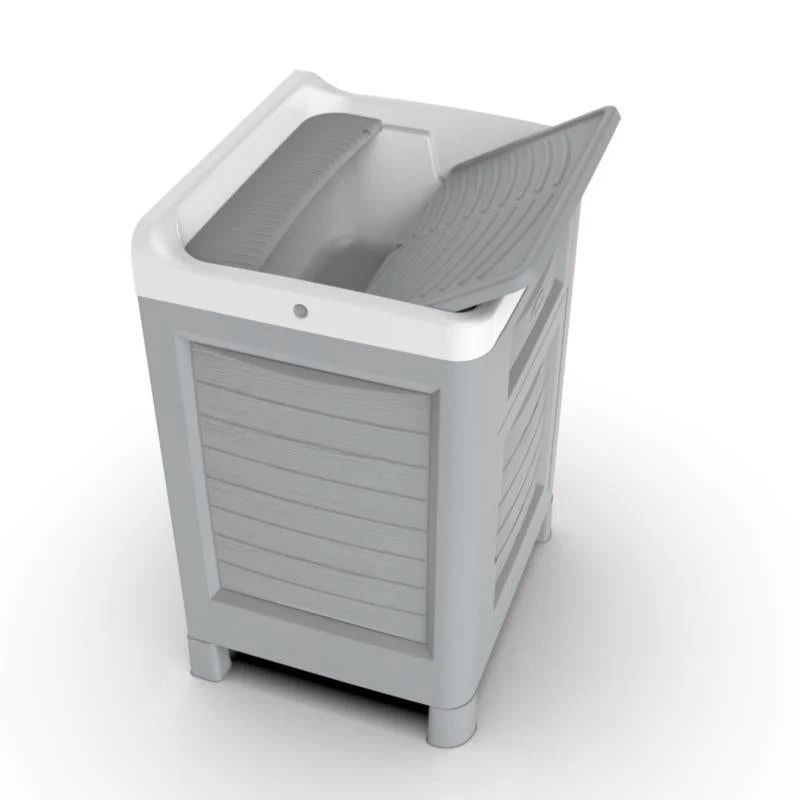 Bama - Mobiletto Lavatoio Artu' - 60x51x89h Grigio