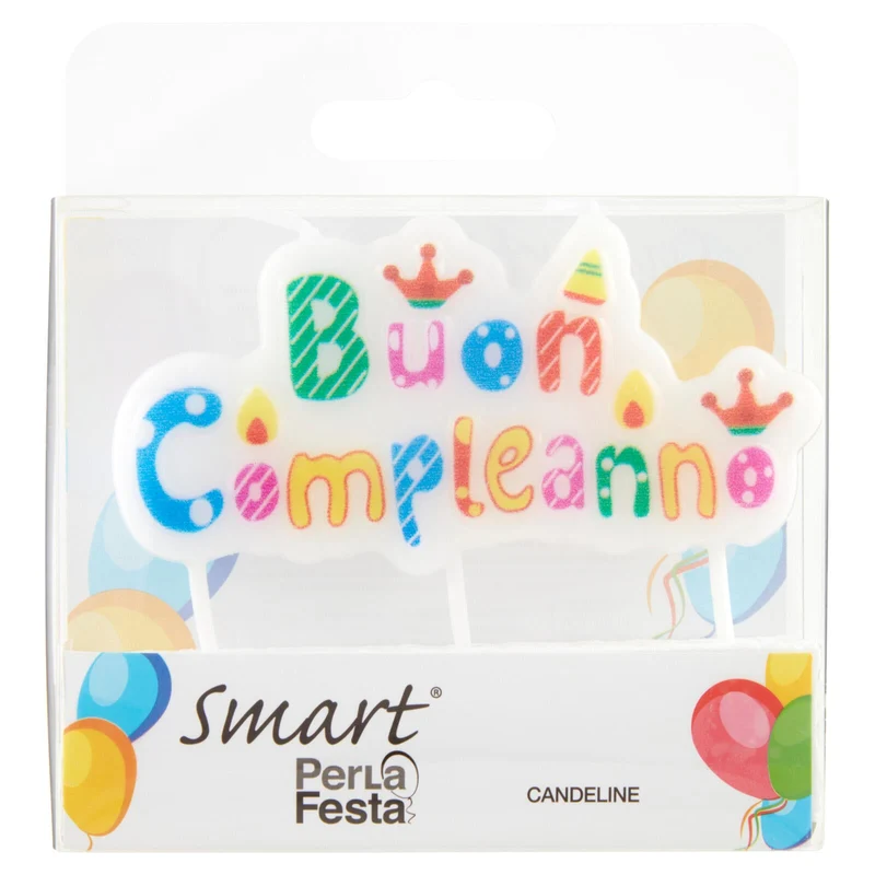 Smart PerLa Festa Candeline Buon Compleanno 1 pz