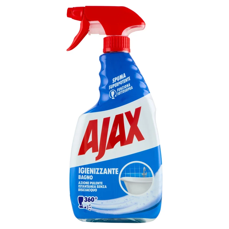 Ajax detersivo spray 360° igienizzante bagno 600 ml
