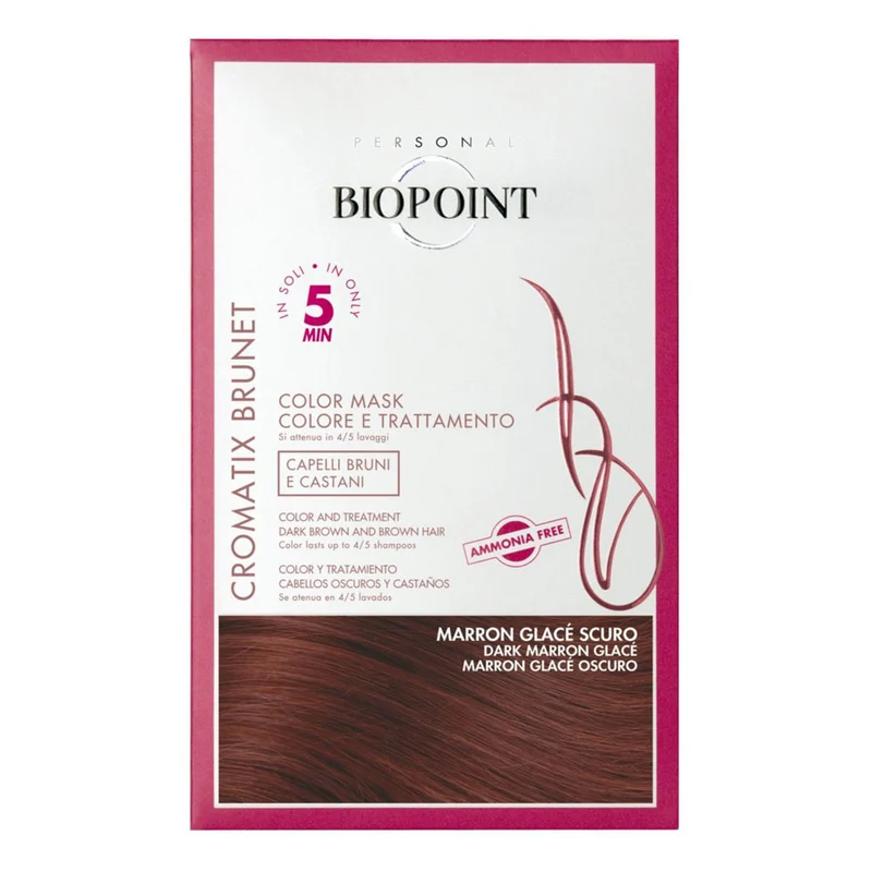 Biopoint - Maschera Colorante Cromatix Tono su Tono - Marron Glacè Scuro