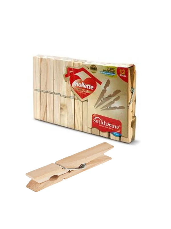 Setahome - Mollette Bucato in Legno 12pz