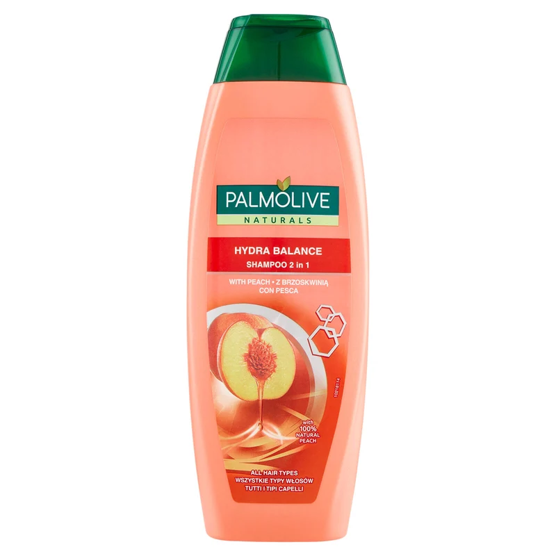 Palmolive shampoo Naturals Hydra Balance 2in1 con pesca 350 ml