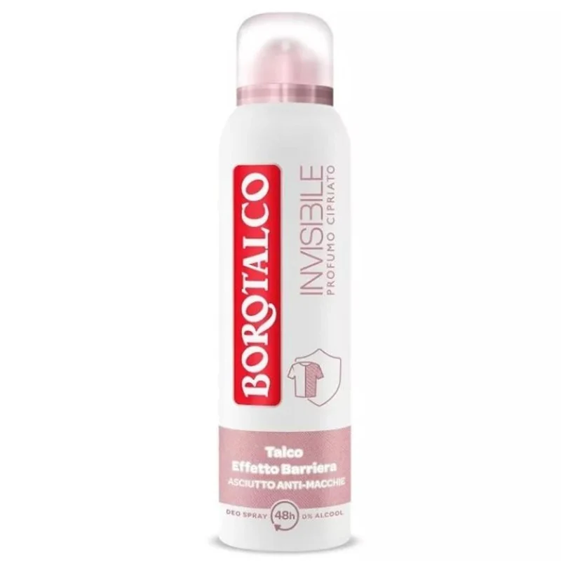 Borotalco Deodorante Spray 150ml - Invisible Profumo Cipriato
