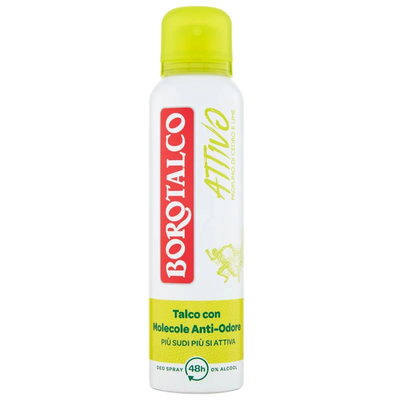 Borotalco Deodorante Spray Attivo Cedro e Lime - 150ml